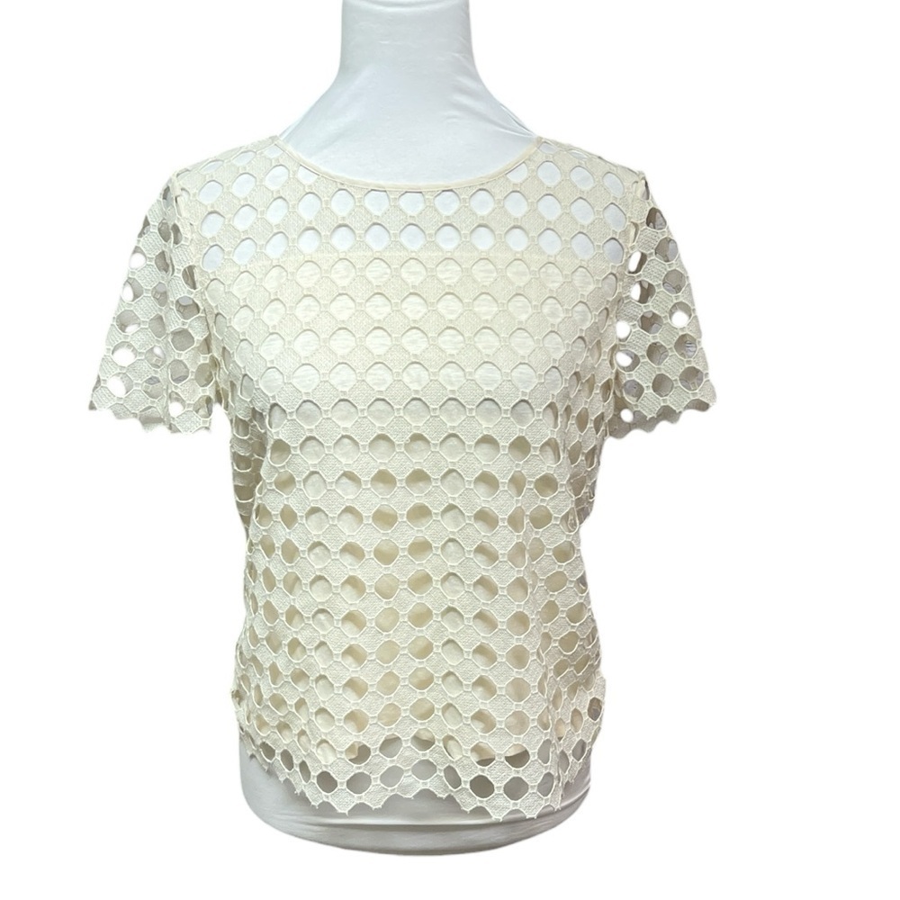 Tory Burch Elegant Cream Blouse